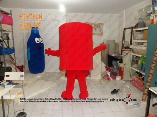 Teneke kutu maskotu  / Geri dönüşüm maskot kostümü