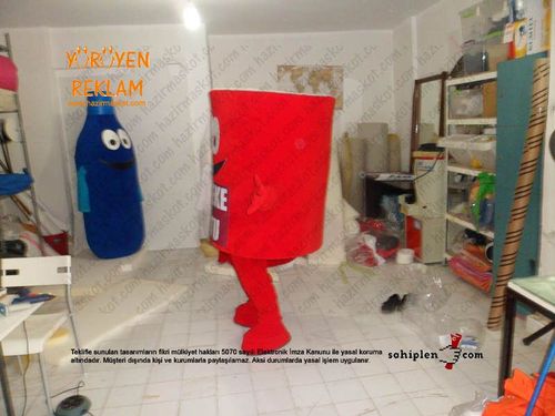 Teneke kutu maskotu  / Geri dönüşüm maskot kostümü