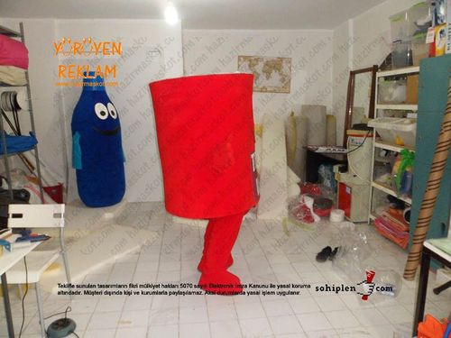 Teneke kutu maskotu  / Geri dönüşüm maskot kostümü