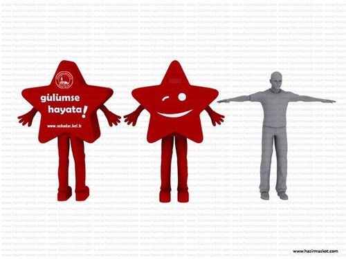 Yıldız Maskotu / Üsküdar maskot kostümü