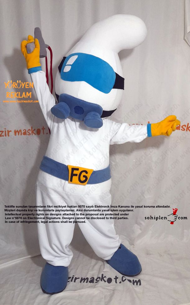 Louisville Spray Foam Mascot Costume maskot kostümü