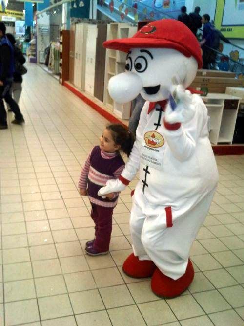 Spreyman maskot kostümü maskot kostümü