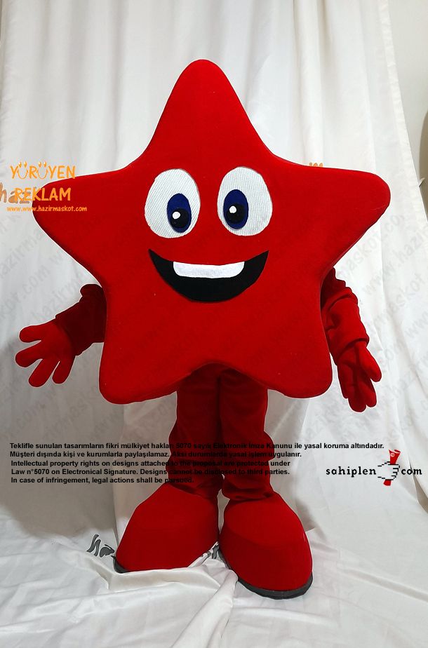 Yıldız Maskot Kostümü / Star Mascot Costume maskot kostümü
