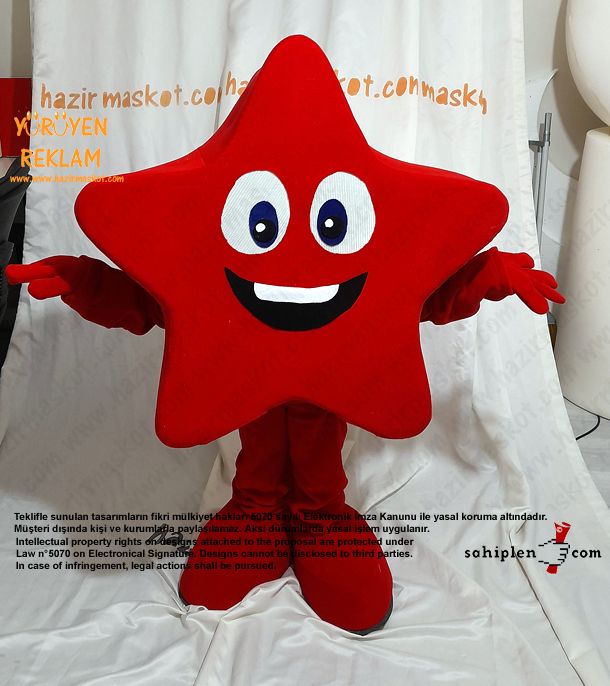Yıldız Maskot Kostümü / Star Mascot Costume maskot kostümü