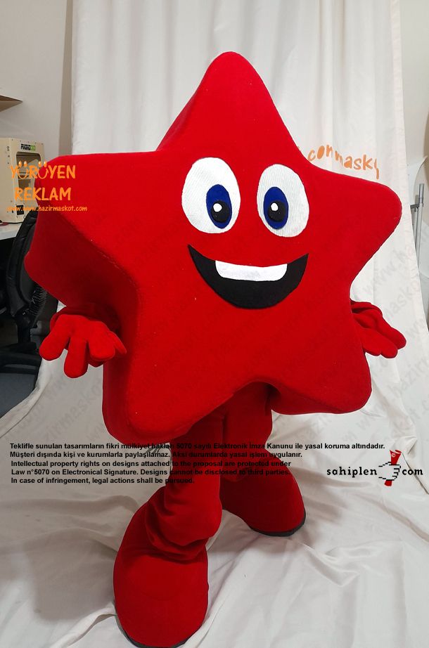 Yıldız Maskot Kostümü / Star Mascot Costume maskot kostümü