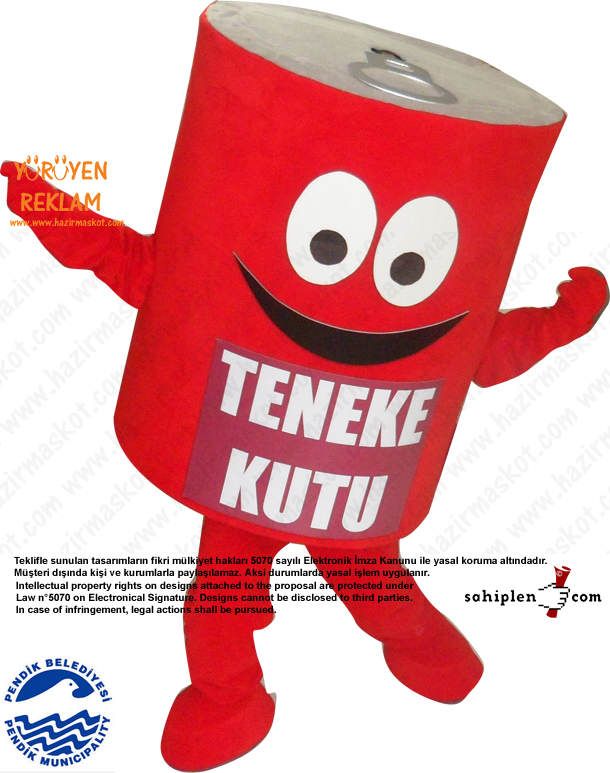 1 Mayıs İşçi Maskotu / HAK-İŞ maskot kostümü