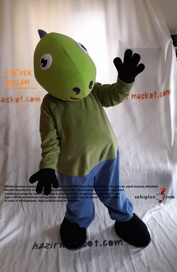 Timsah Maskot Kostümü / Crocodile Mascot Costume maskot kostümü