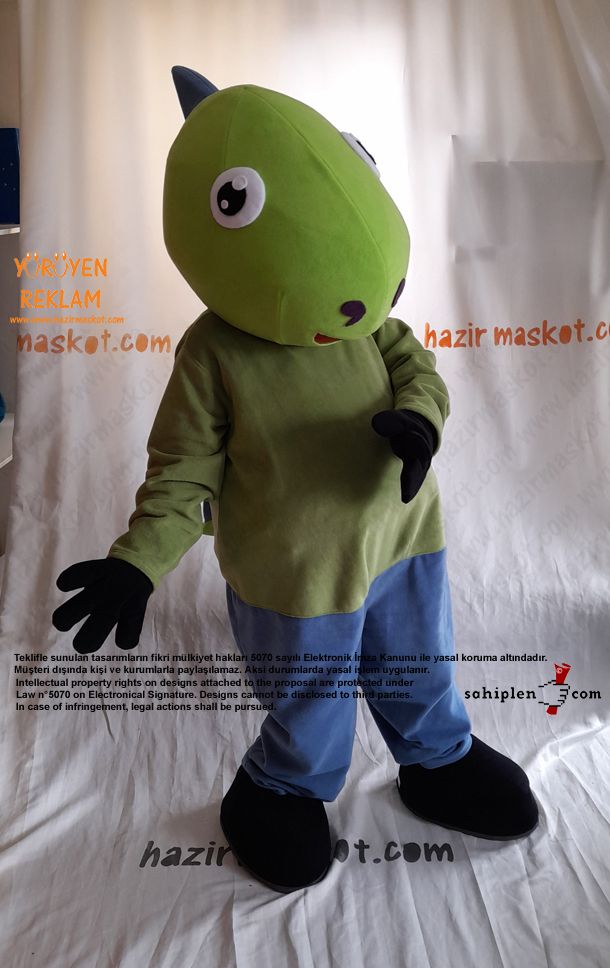 Timsah Maskot Kostümü / Crocodile Mascot Costume maskot kostümü