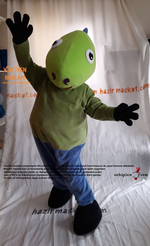 Timsah Maskot Kostümü / Crocodile Mascot Costume maskot kostümü