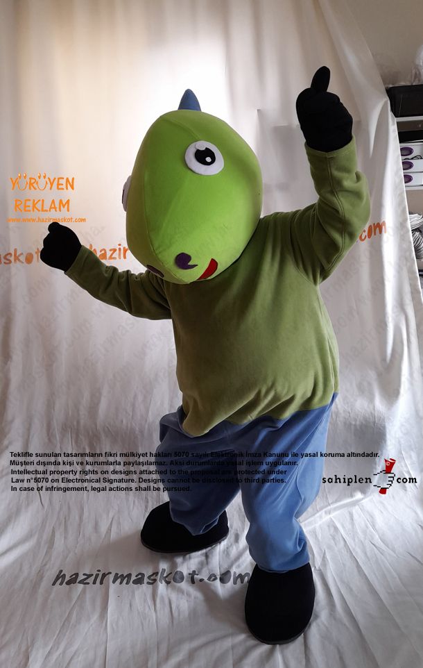 Timsah Maskot Kostümü / Crocodile Mascot Costume maskot kostümü