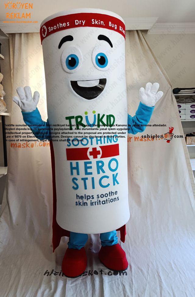 TRÜKID Hero Stick Krem Maskotu maskot kostümü