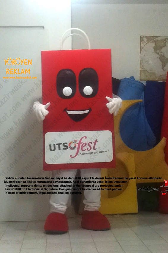 UşaK Sanayi ve Ticaret Odası Çanta Maskotu maskot kostümü