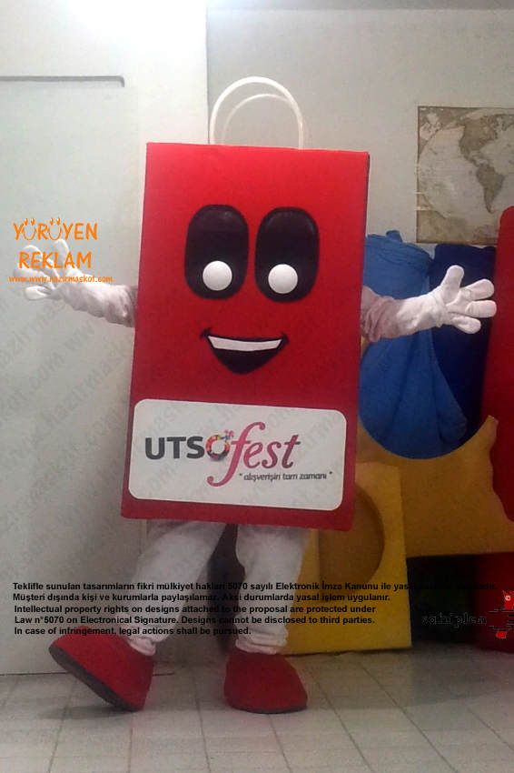UşaK Sanayi ve Ticaret Odası Çanta Maskotu maskot kostümü