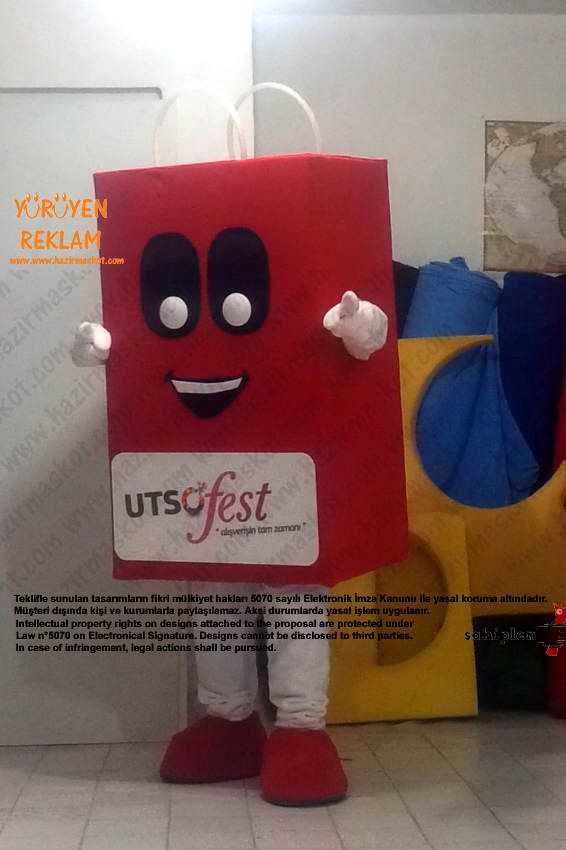 UşaK Sanayi ve Ticaret Odası Çanta Maskotu maskot kostümü