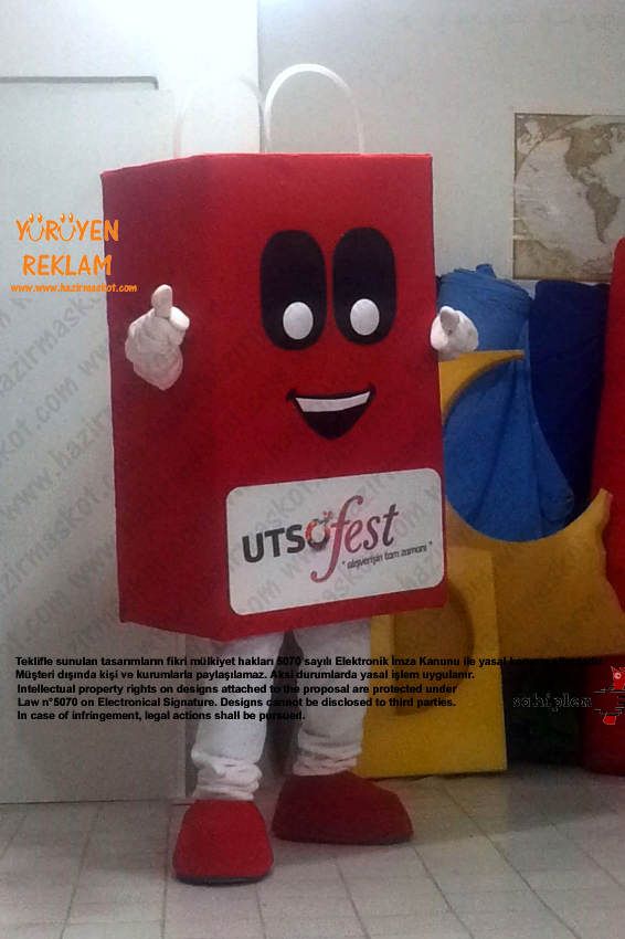 UşaK Sanayi ve Ticaret Odası Çanta Maskotu maskot kostümü