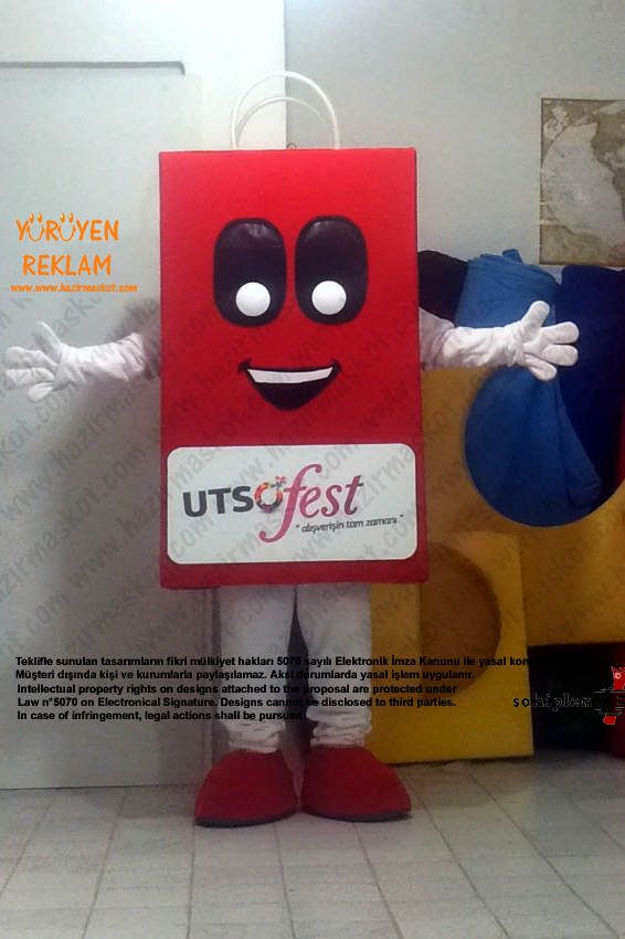 UşaK Sanayi ve Ticaret Odası Çanta Maskotu maskot kostümü