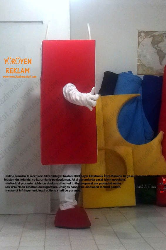 UşaK Sanayi ve Ticaret Odası Çanta Maskotu maskot kostümü