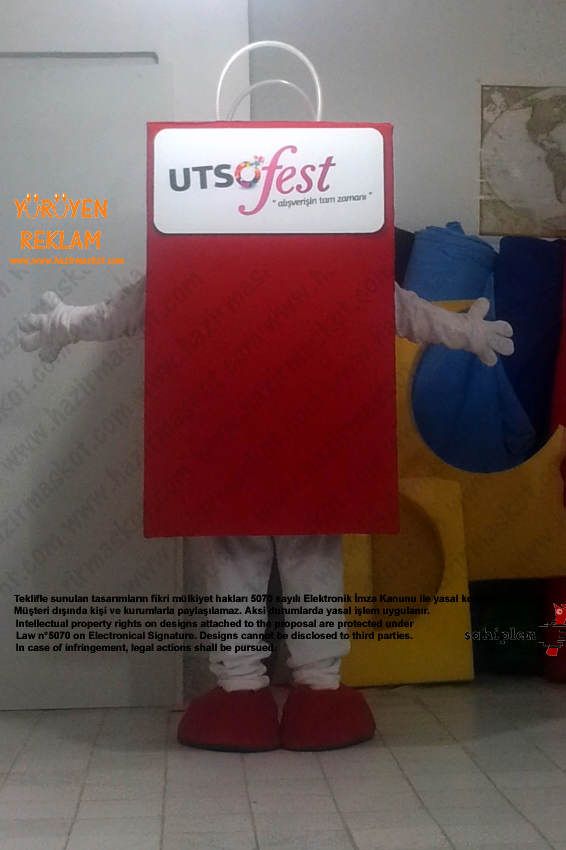 UşaK Sanayi ve Ticaret Odası Çanta Maskotu maskot kostümü