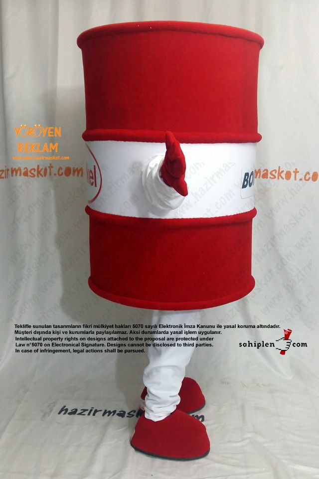 Varil maskot kostümü / Bonderite / Henkel / PTC maskot kostümü