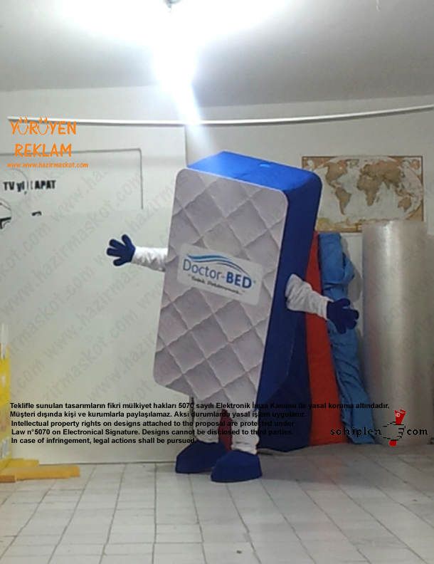 Yatak Maskotu / ADANA maskot kostümü
