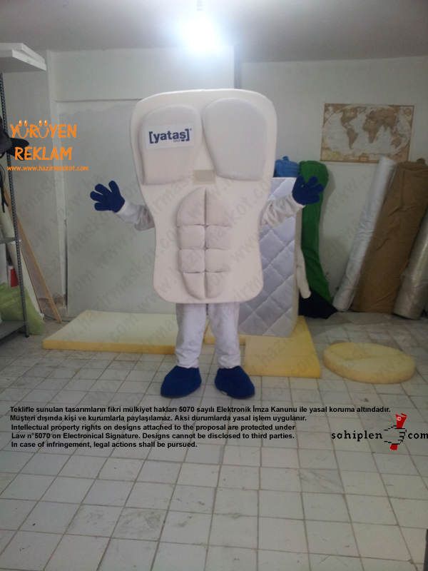 Yataş Athletic Yatak Maskot maskot kostümü