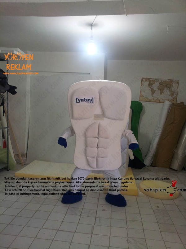 Yataş Athletic Yatak Maskot maskot kostümü