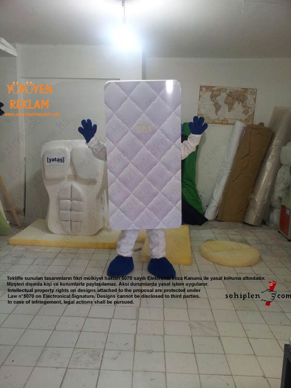 Yataş Yatak Maskotu maskot kostümü