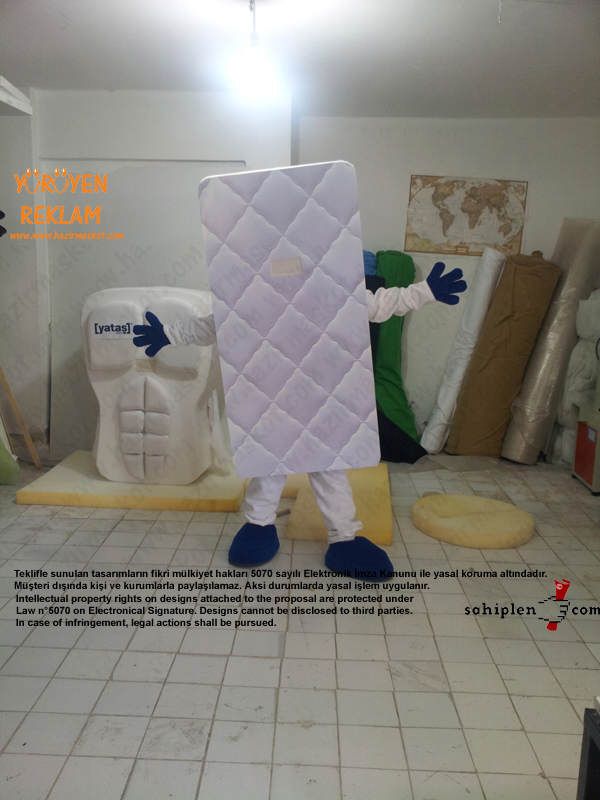 Yataş Yatak Maskotu maskot kostümü