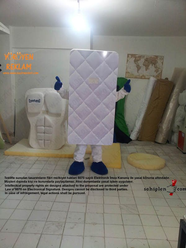 Yataş Yatak Maskotu maskot kostümü