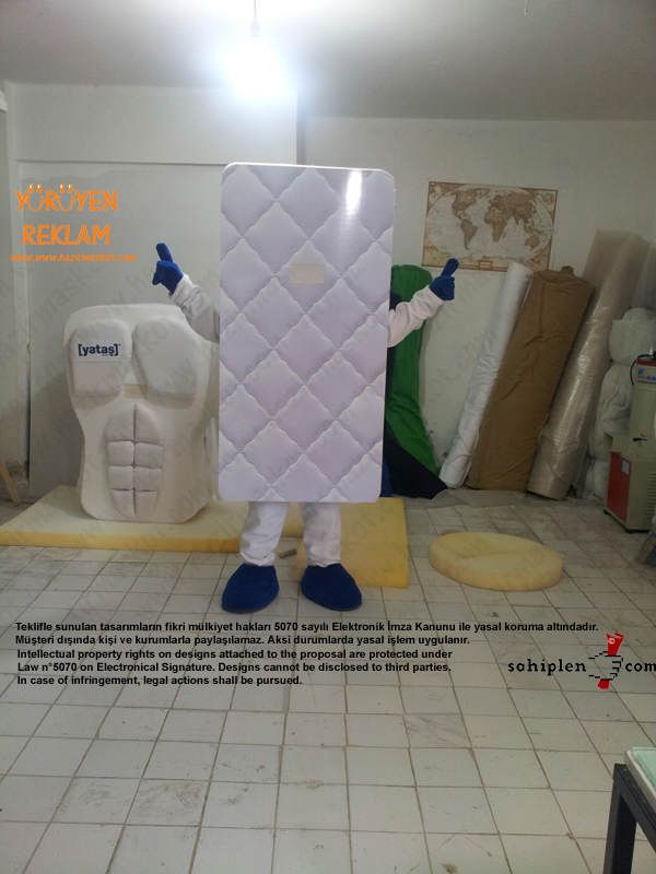 Yataş Yatak Maskotu maskot kostümü