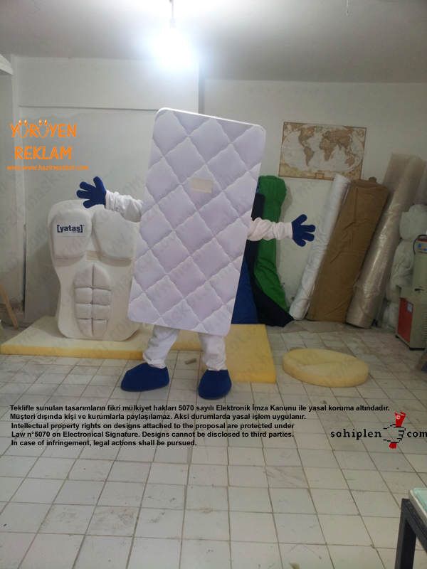 Yataş Yatak Maskotu maskot kostümü