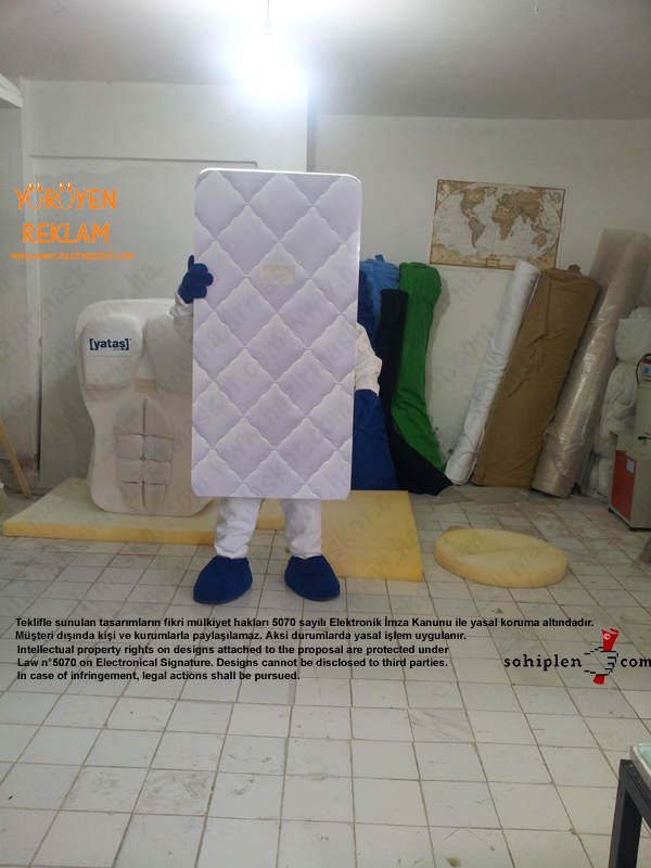 Yataş Yatak Maskotu maskot kostümü