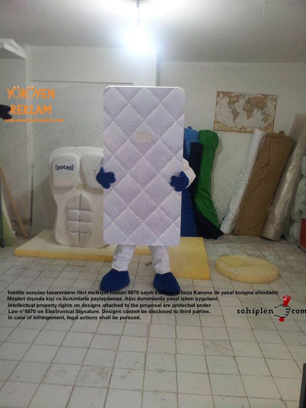 Yataş Yatak Maskotu maskot kostümü