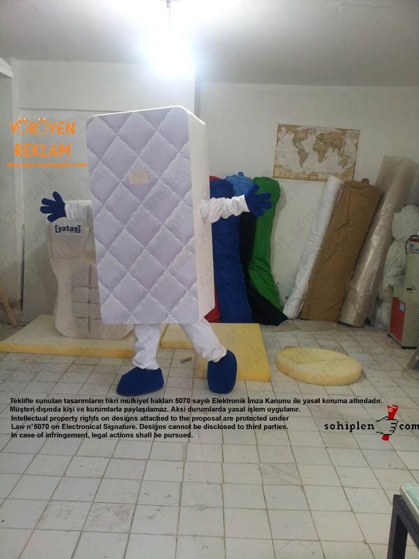Yataş Yatak Maskotu maskot kostümü