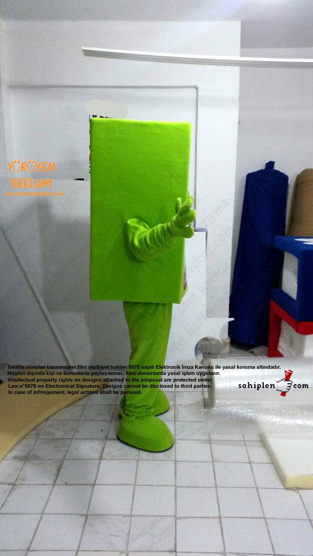Kitap Adam Maskot maskot kostümü