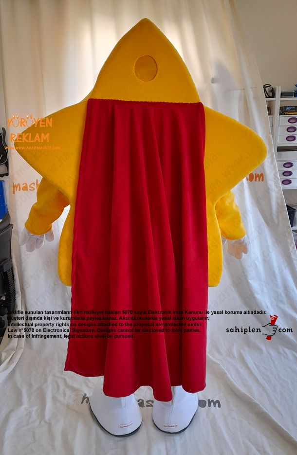 Yıldız Maskot Kostümü - Star Mascot costume maskot kostümü