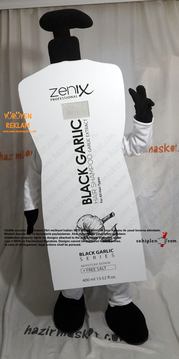 Zenix Saç Maskesi maskot kostümü