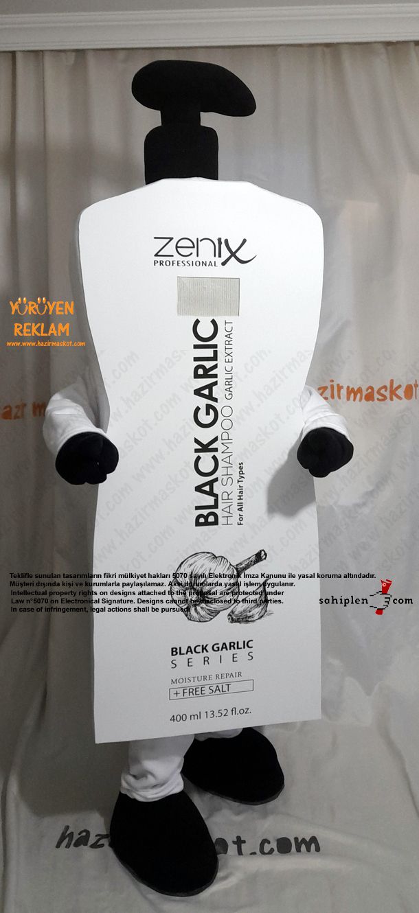 Zenix Şampuan Maskot Kostümü maskot kostümü